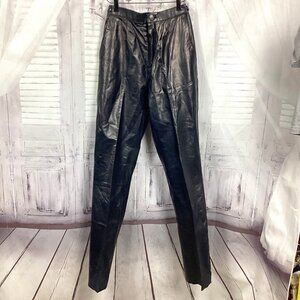 Vintage Verducci High Rise Leather Retro Pant 8